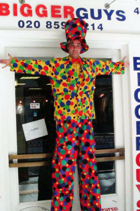 Bubbles Costumed Stilt Walker