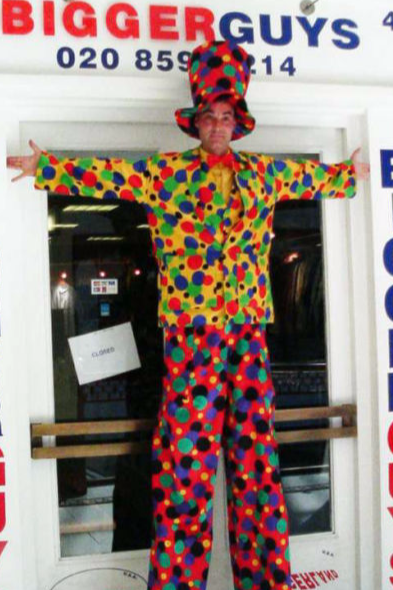 Multi-colour Themed Stilt Walkers