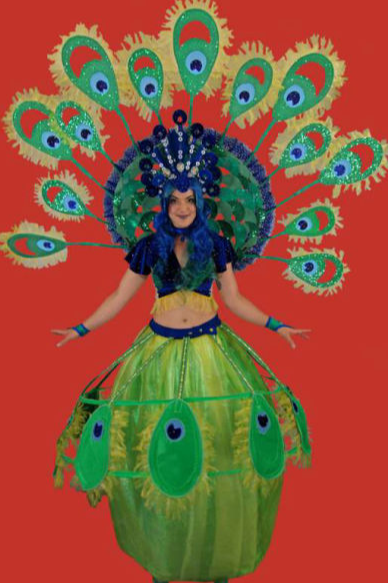 Peacock Stilt Walkers