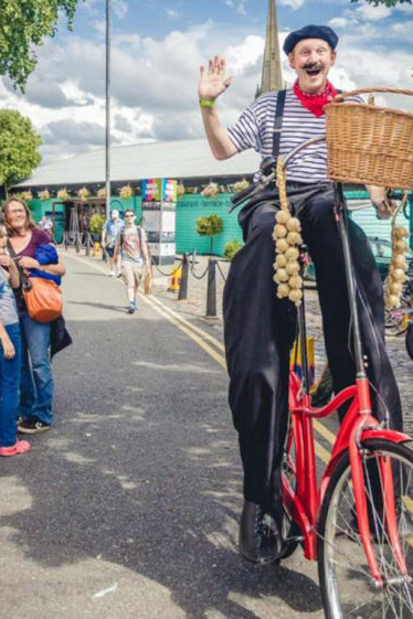 Frenchman Stilt Bicycle Stilt Walker