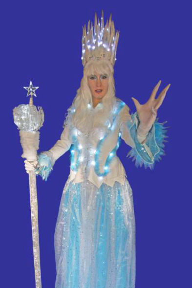 Christmas Colour Themed Stilt Walkers