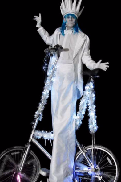 Icicle Bicycle Stilt Bicycle Stilt Walker