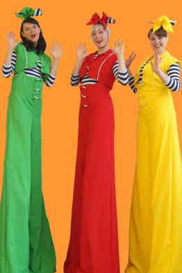 Carnival Belle Stilt Walkers